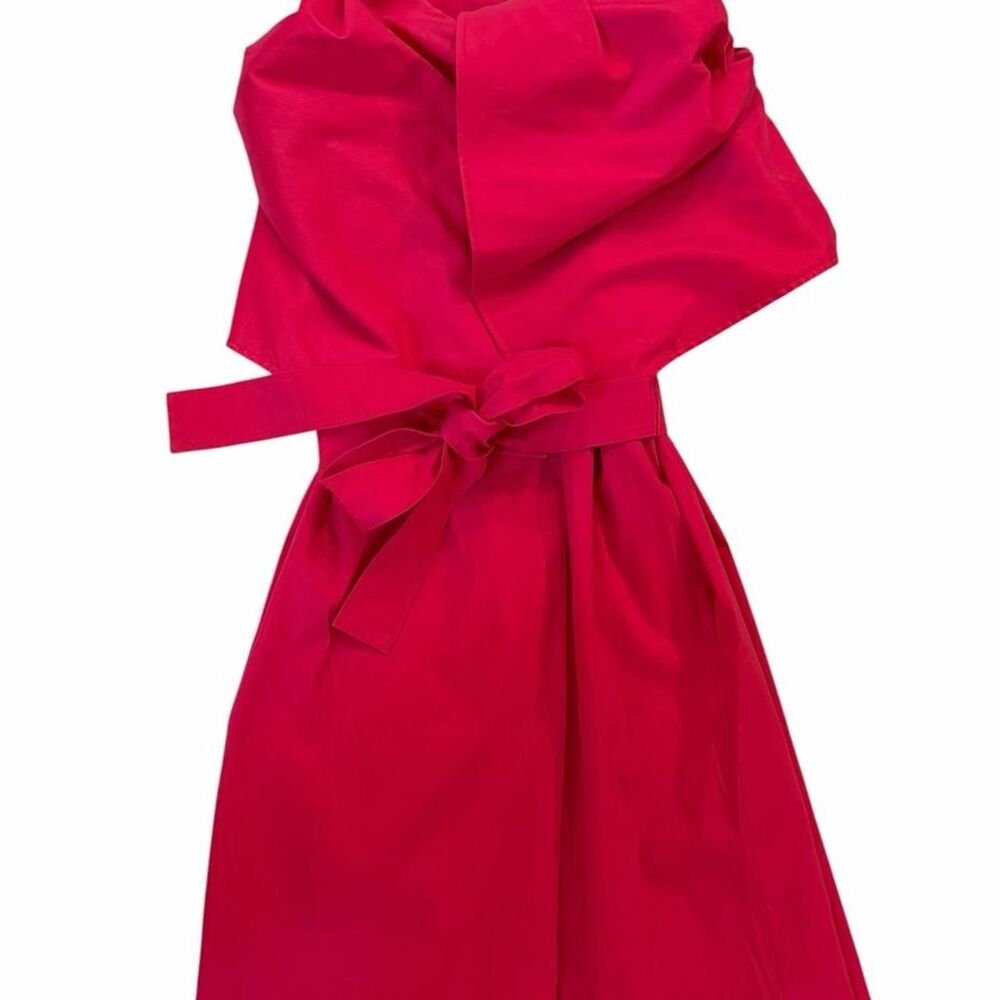 Samuel Dong Pink Belted Mini Dress/Coat